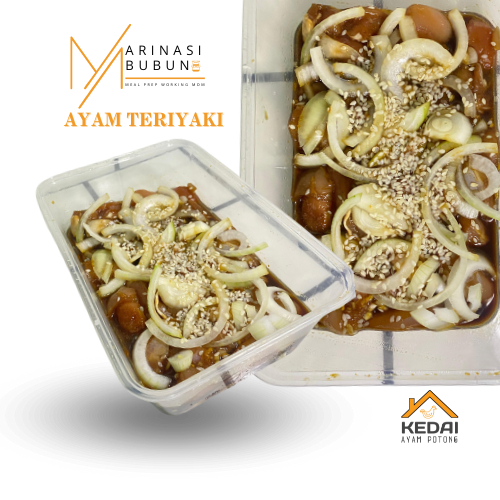 

MARINASI AYAM TERIYAKI MEAL PREP 250GR AYAM TERIYAKI