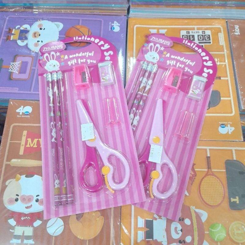 

GUNTING KERTAS SET PENSIL STATIONERY SET ZTILIBANG