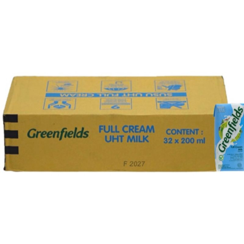 

Susu Greenfields UHT 32 x 200ml Full Cream