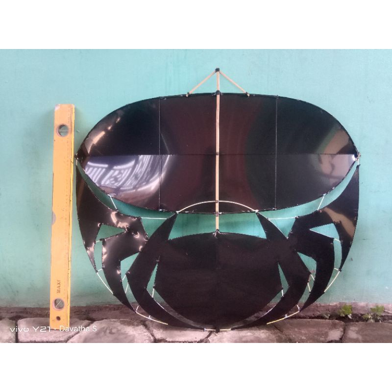 Layangan ram raman spider bakalan 110cm