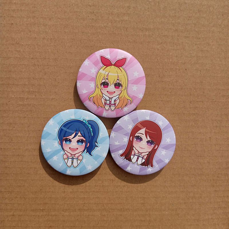 Kitsutsuki Merch Aikatsu Pin Peniti