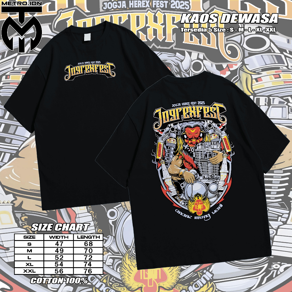 KAOS ACARA JOGREXFEST 2025 CB POLICE JOGJA