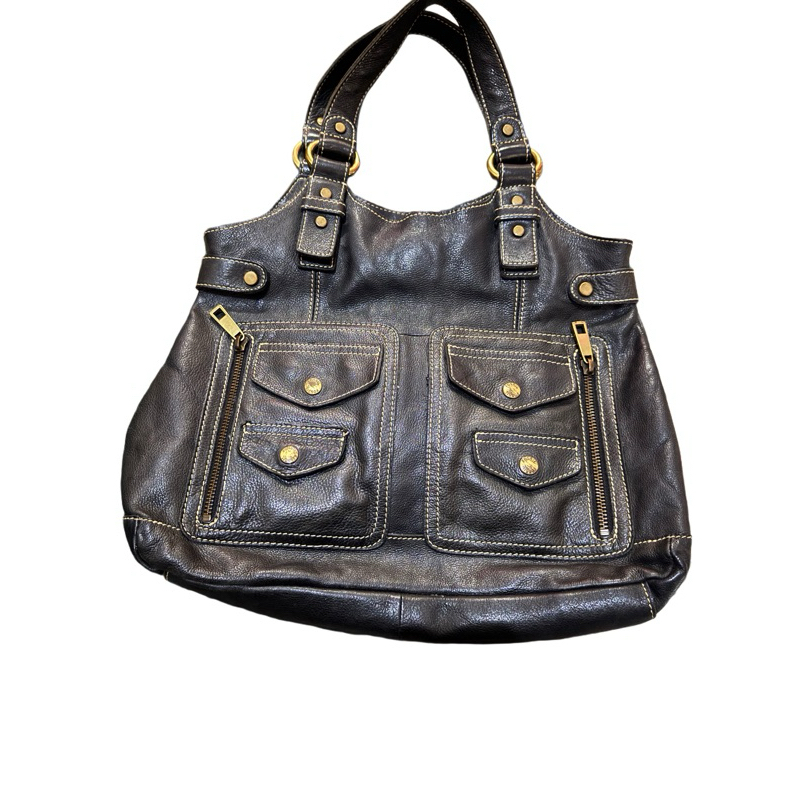 preloved f0ssil vintage. tote bag ocil vintage hitam