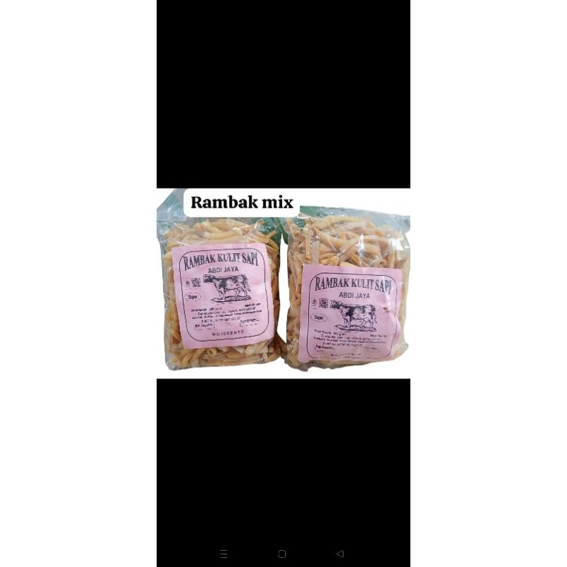 

rambak kulit sapi mentah isi 500 gram