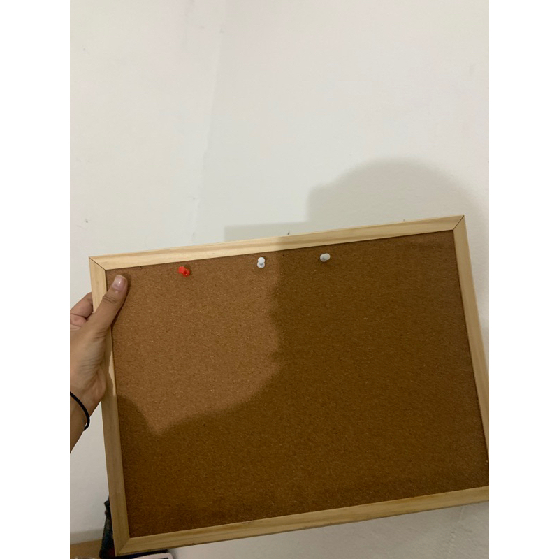 

cork board message board pin board mading kamar preloved corkboard papan