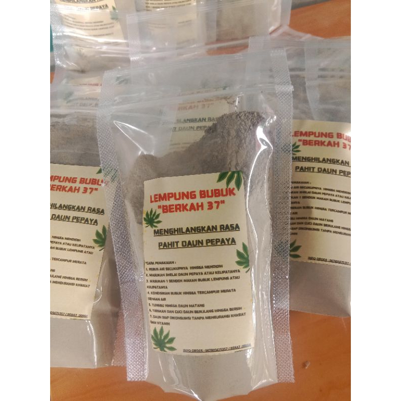 

Lempung Bubuk/Ampo bubuk/Penghilang pahit daun pepaya