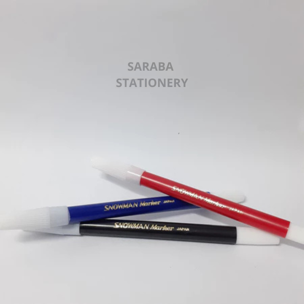 

SPIDOL SNOWMAN MARKER KECIL PW-1A HITAM / BIRU / MERAH