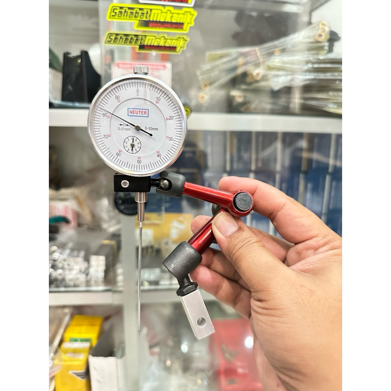 paket dial indikator dan dudukan universal robot tanpa dial set busur derajat