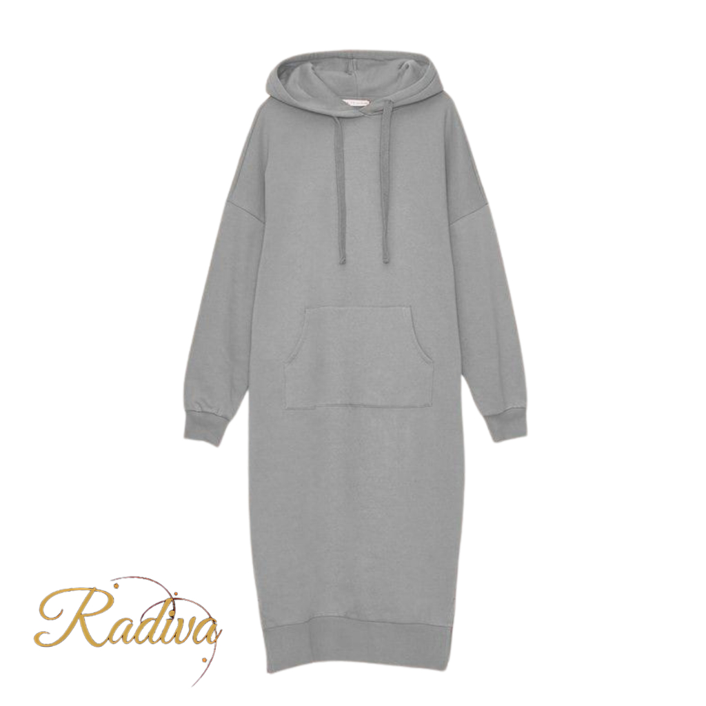 Rafiah | Hoodie Tunik wanita kekinian Premium Fleece Nyaman & Lembut