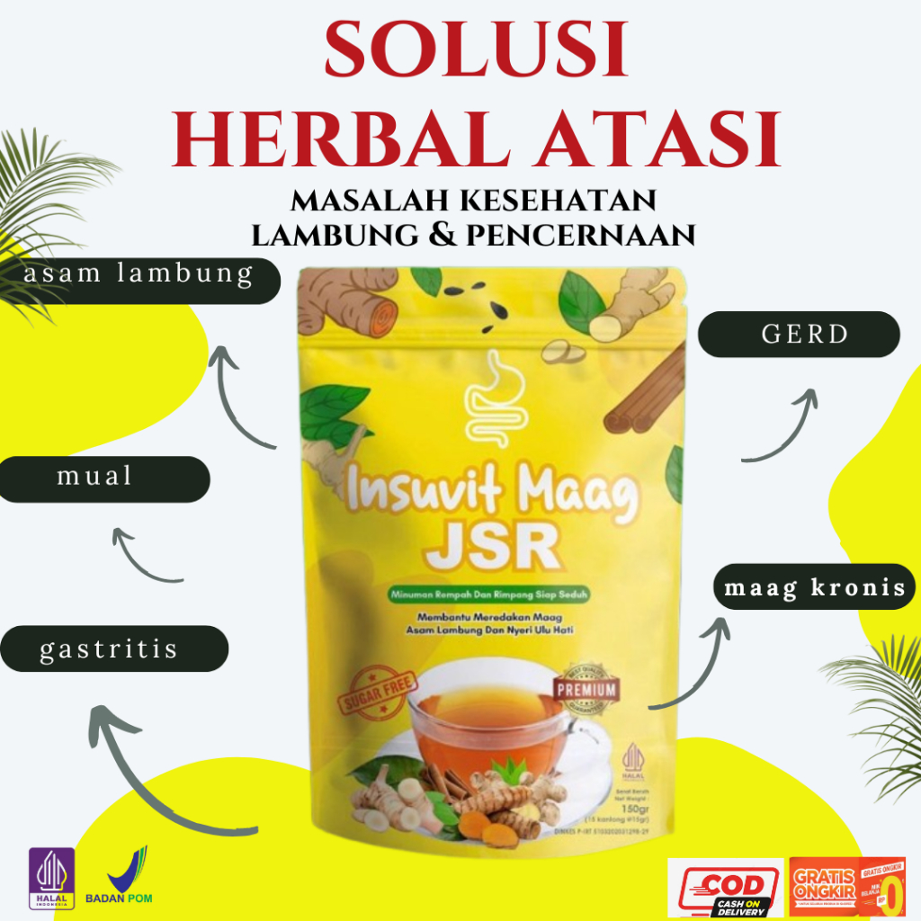 

Herbal JSR maag insuvit ala dr zaidul akbar asam lambung maag kronis