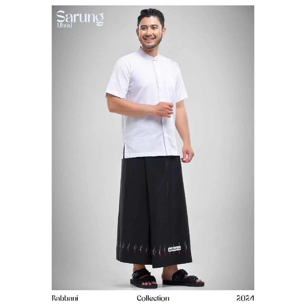 RABBANI ORI - New Sarung Rabbani Palestine Hitam Rabbani Sarung Uhud