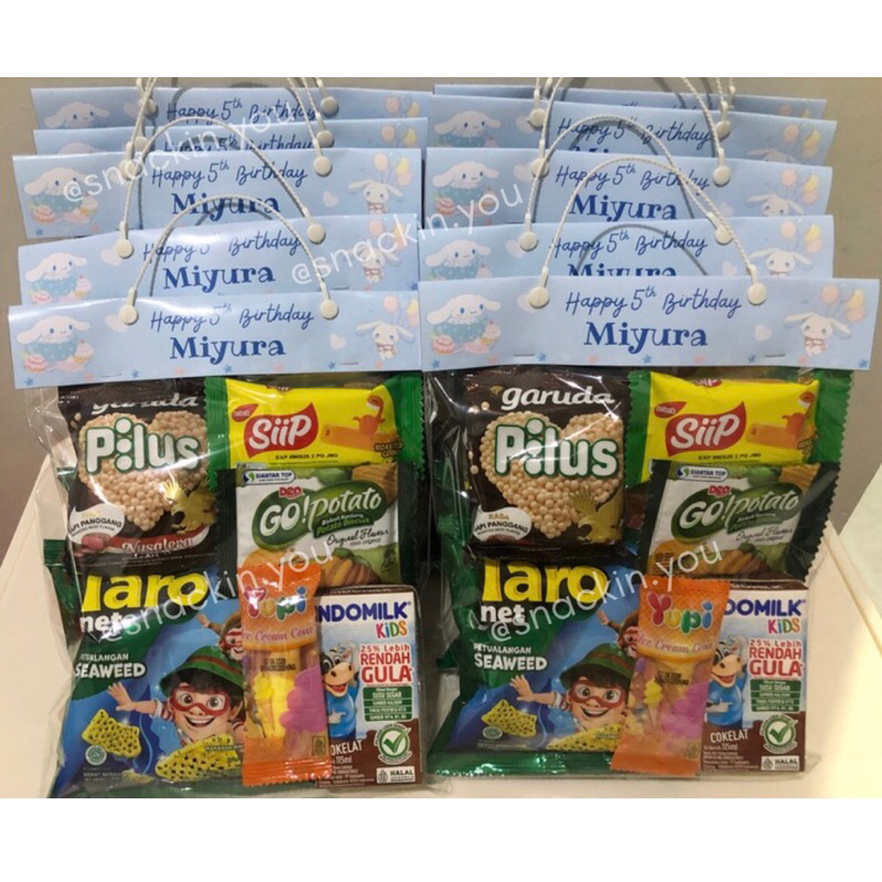 

Snackin.you | Parcel snack ulang tahun | bingkisan ultah