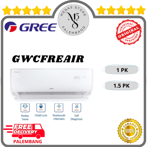 AC Gree Inverter Freair GWC09FREAIR/GWC12FREAIR AC Gree AC Inverter Freair Wall Mounted