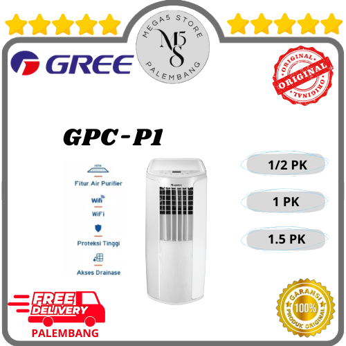 AC Gree Portable GPC05P2/ GPC09P1 / GPC12P1 1/2PK/ 1PK / 1.5PK AC Portable Gree AC