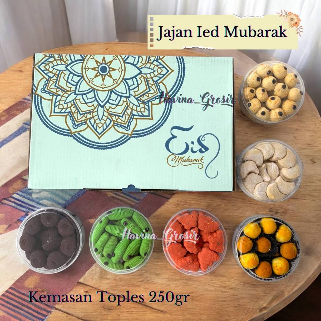 

PAKET HAMPERS EID MUBBARAK KUE KERING PREMIUM ISI 6 TOPLES
