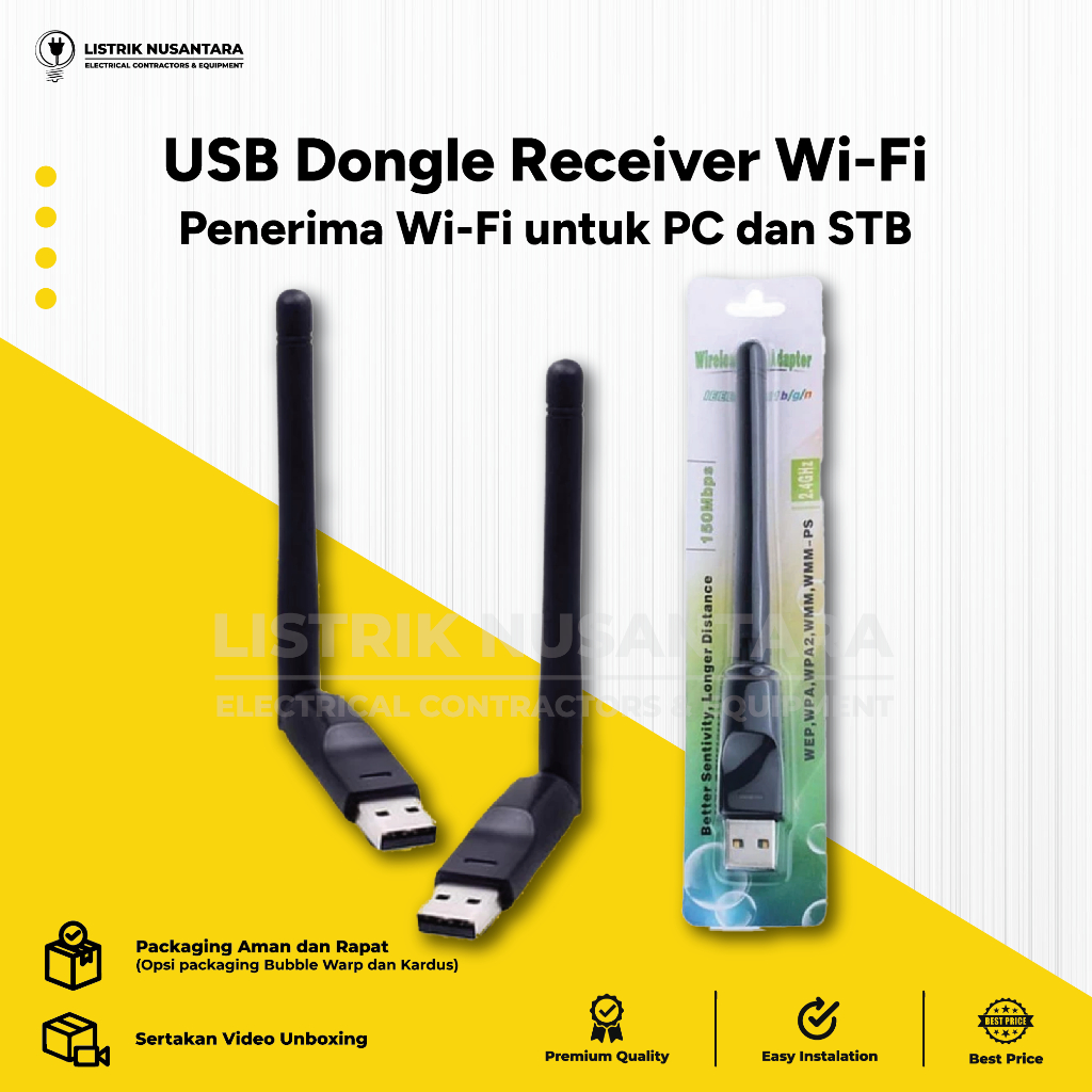 USB Wifi Dongle Wireless Adapter Receiver Recever Sinyal Wifi Modem PC WIFI WIRELLESS SET TOP BOX