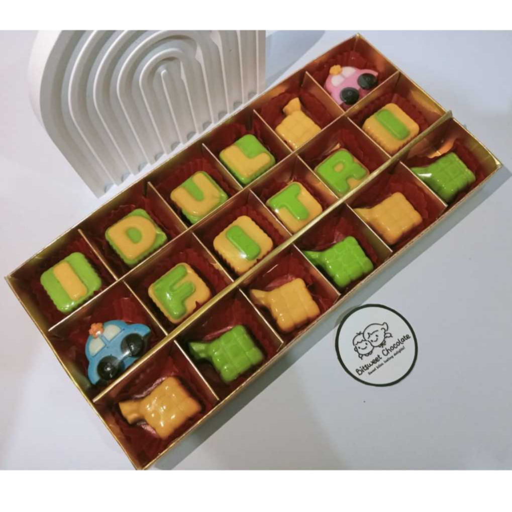 

Coklat Karakter Gemas - Bitsweet Chocolate - Mika Sekat ( isi 24 biji )