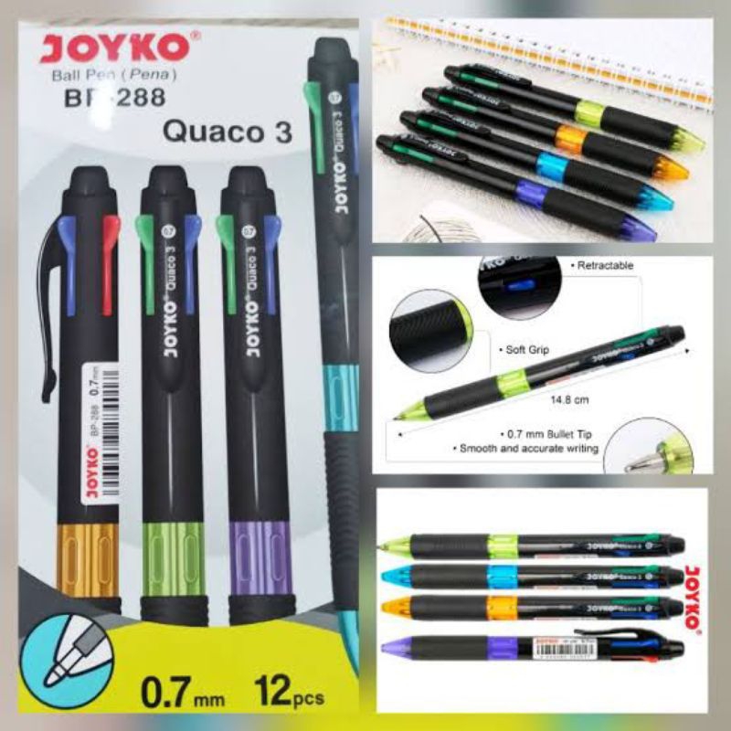 

Ay00! Pulpen QUACO BP-288 JOYKO (1Pak/12Pcs)