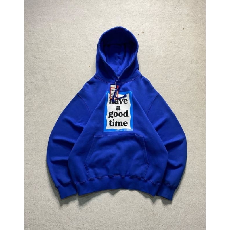 Hoodie Have a Good Time HAGT blue