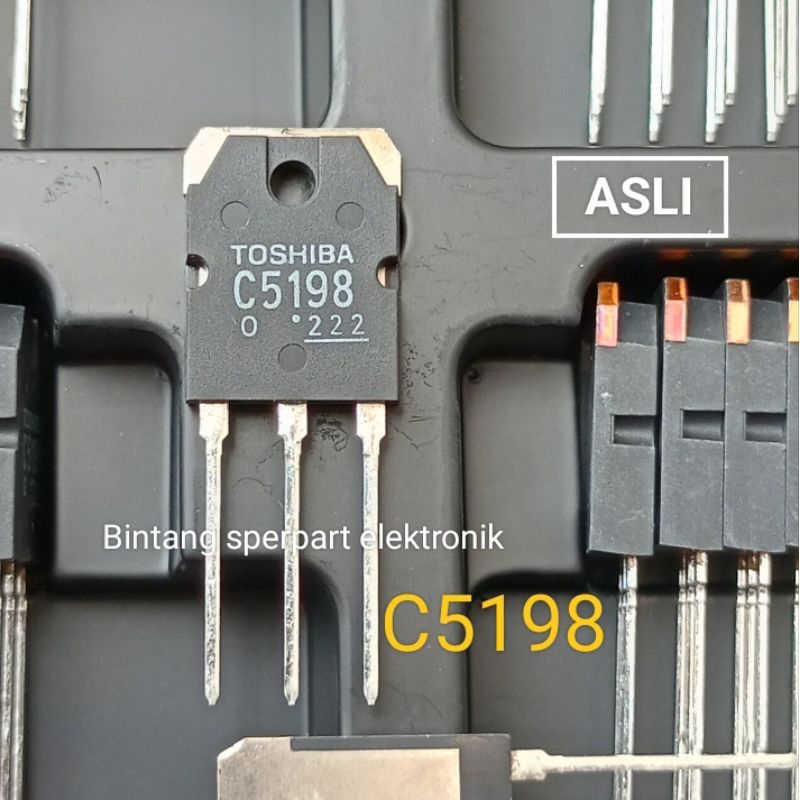 (Perhatian: Hanya C nya saja) C5198 ASLI TRANSISTOR C5198 ORIGINAL TRANSISTOR 2SC5198 ORIGINAL TRANS