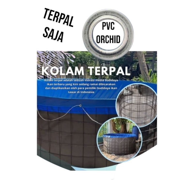 Kolam Bulat D3 x T1,2 ORCHID Semi Karet Kolam Bulat Bahan PVC Semi Karet Orchid