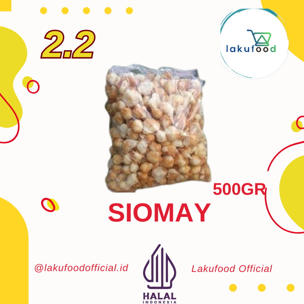 

SIOMAY KERING 500 GR ORIGINAL DAN PEDAS DAUN JERUK TOPPING SEBLAK DAN BASO ACI LAKUFOOD