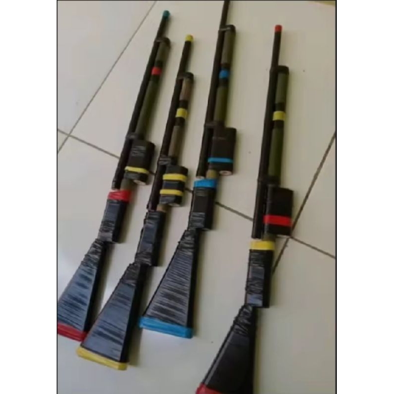 mainan anak pletokan bambu pestol bambu