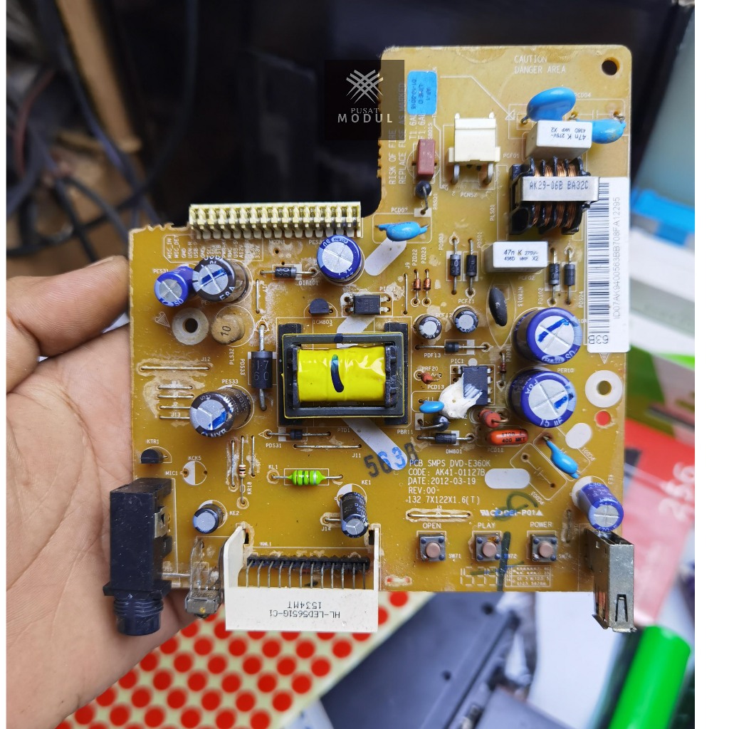 PSU SAMSUNG DVD PLAYER DVD-E360k / POWER SUPPLY DVD SAMSUNG DVD-E360K / SAMSUNG AK41-01127B