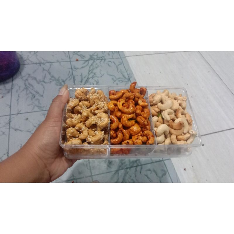 

kacang mete mix varian 3 rasa