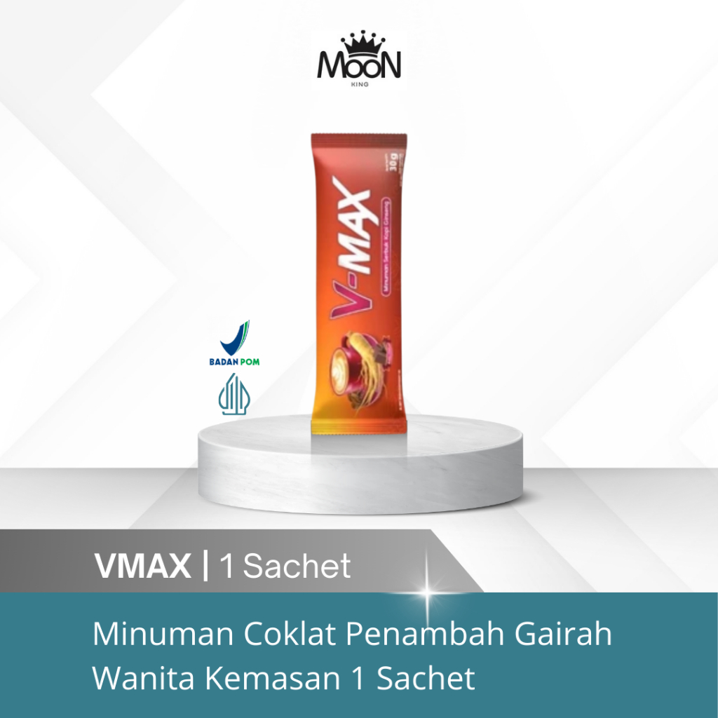 

V max Minuman Rasa Coklat Untuk Wanita 1 Sachet Halal Original