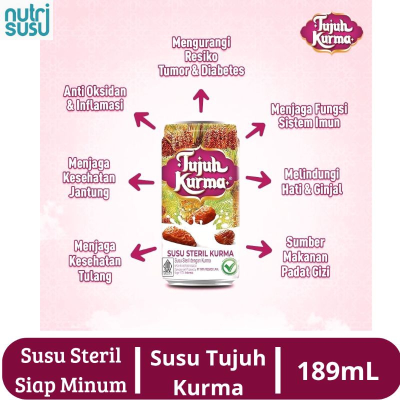 

Tujuh Kurma 189mL - Susu Steril Kurma