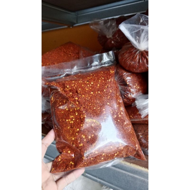 

bon cabe kiloan/cabe giling/bubuk cabe pedas asin dan gurih