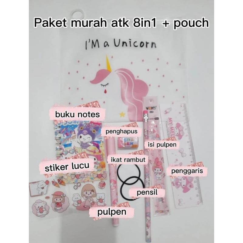 

paket murah ATK 8in1+pouch