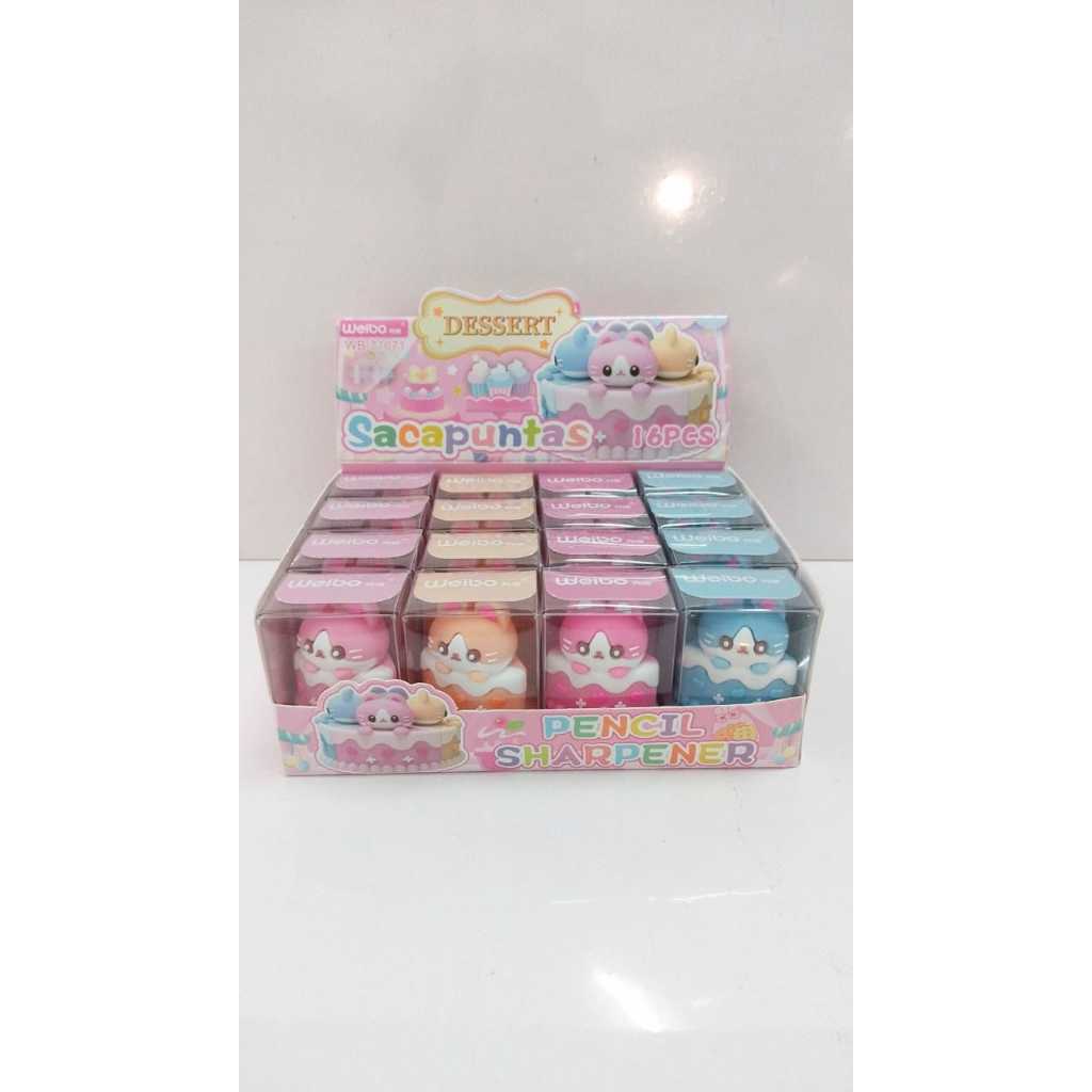 

Pensil Sharpener Lucu 3D Motif Cupcake Dessert | WB 71071
