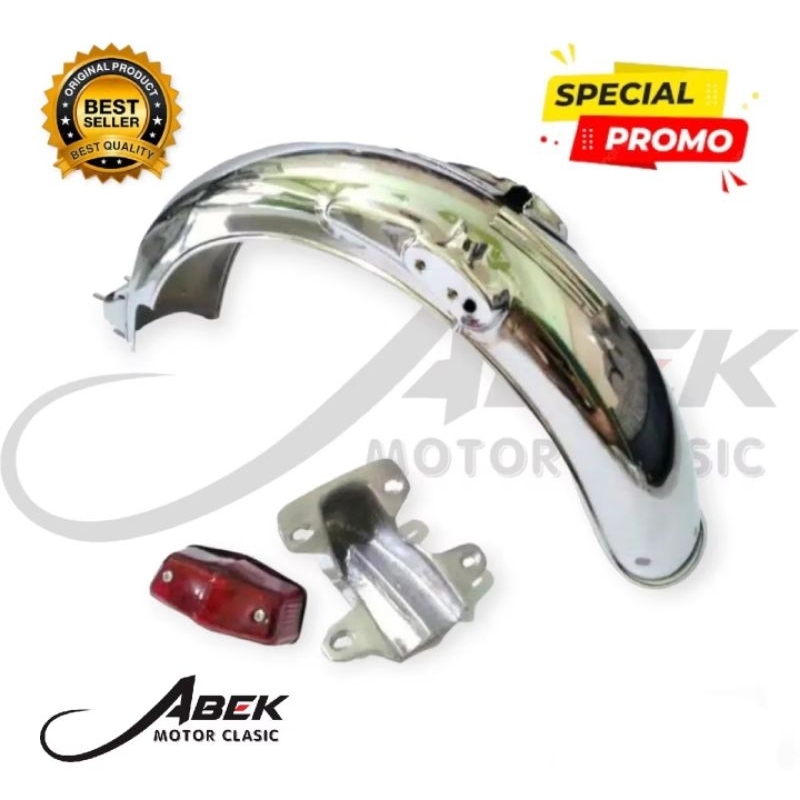 SPAKBOR BELAKANG CB 125 SET STOPLAM BSA + PANGKON V80 KUALITAS IMPORT