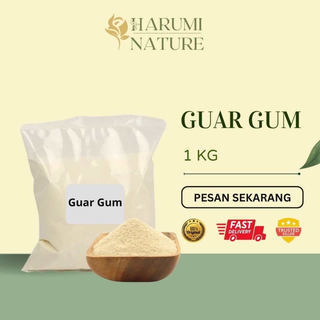 

Guar Gum Pengantal Makanan Food Grade 100 Gram - 1 Kg