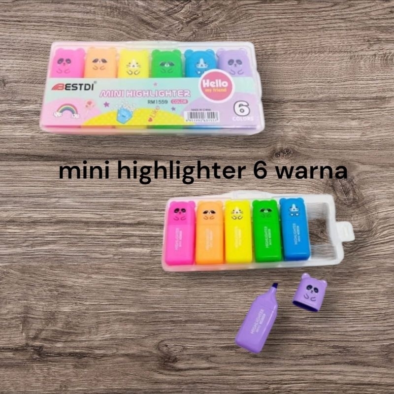 

Stabilo/Highligter 6warna Harga Per 6warna
