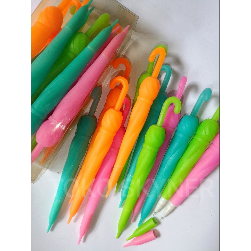 

TS.pen gel karakter unik pulpen lucu pena payung