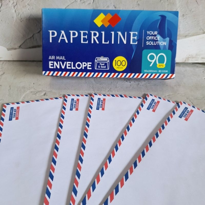 

(5 Pak) Amplop Paperline 90 Airmail