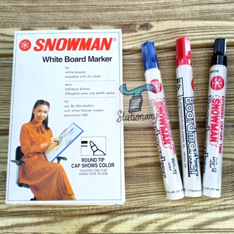 

Spidol Whiteboard Snowman BG-12