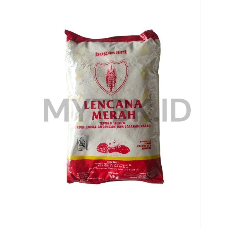 

tepung terigu lencana merah bogasari paking pabrik