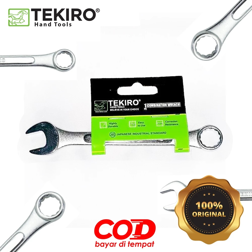 TEKIRO RING PAS 17MM / RING PAS / COMBINATION WRENCH / KUNCI RING PAS 17 MM TEKIRO ORIGINAL