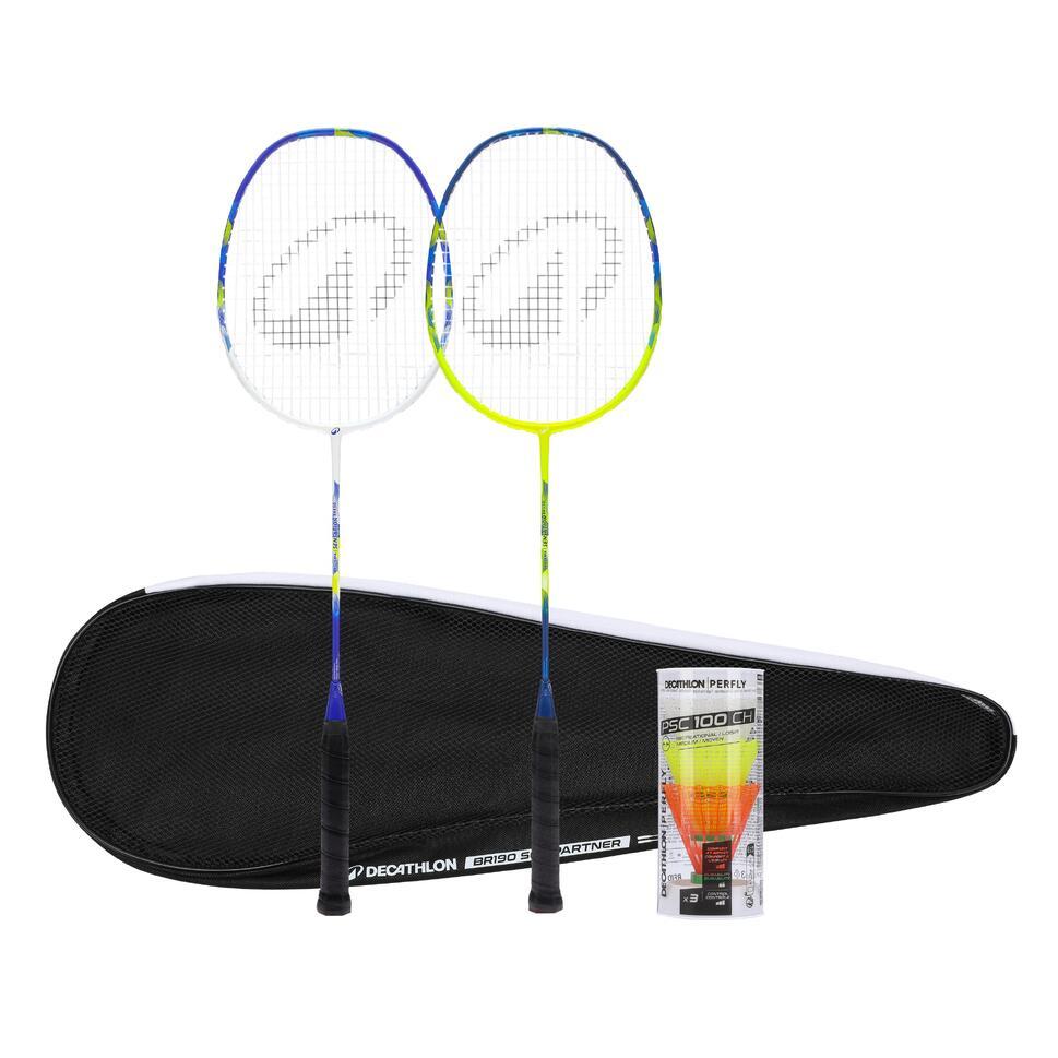 Decathlon PERFLY Set Raket Badminton BR530 Putih - 8862669