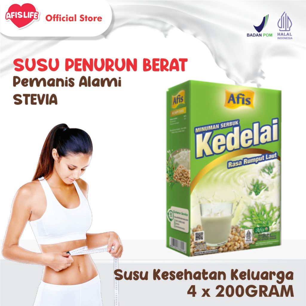 

Afis Sari Kedelai Rumput Laut 4 Box - Minuman Kesehatan Diet