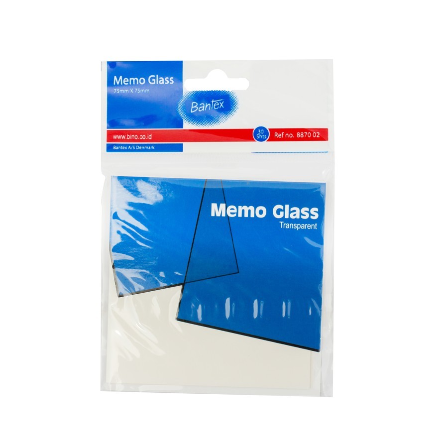 

Bantex Memo Glass 75x75mm 30 Sheets #8870 02