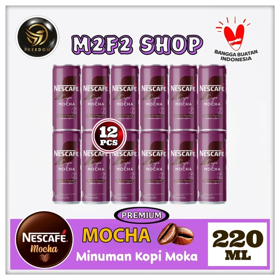 

Nescafe Coffee Premium Mocha Can | Kopi Moka Kaleng - 220 ml (Kemasan 12 Pcs)