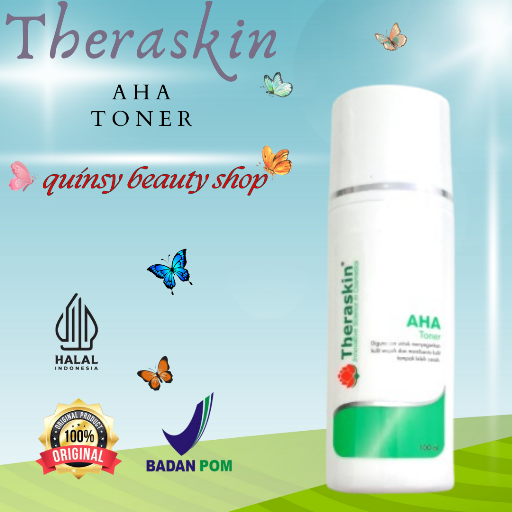 Theraskin aha toner - toner pencerah theraskin