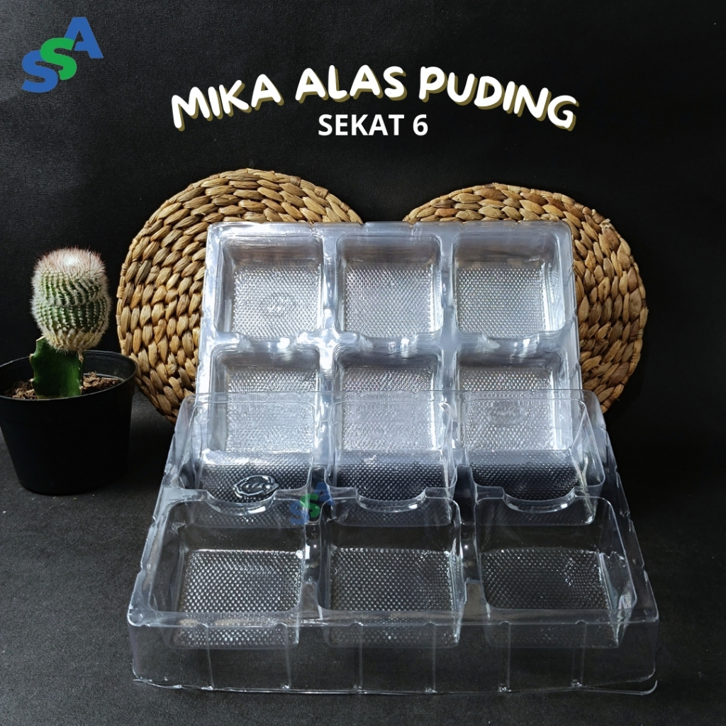MIKA ALAS PUDING SEKAT 6 & 9 ISI 10 PCS / MIKA PUDING SEKAT