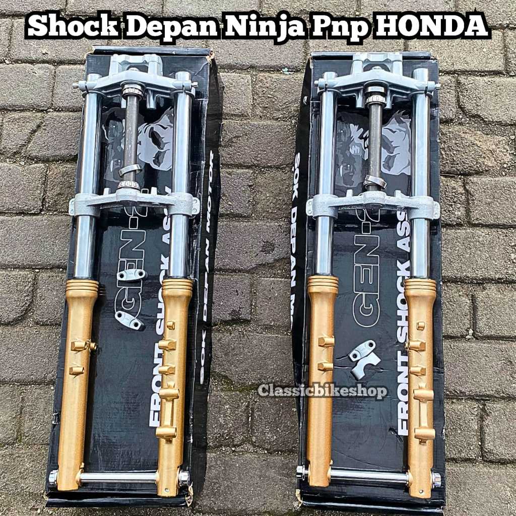 Shock Skok depan ninja import Double Raiser Tutup As shock Model kunci L Pnp  honda cb gl mp tiger