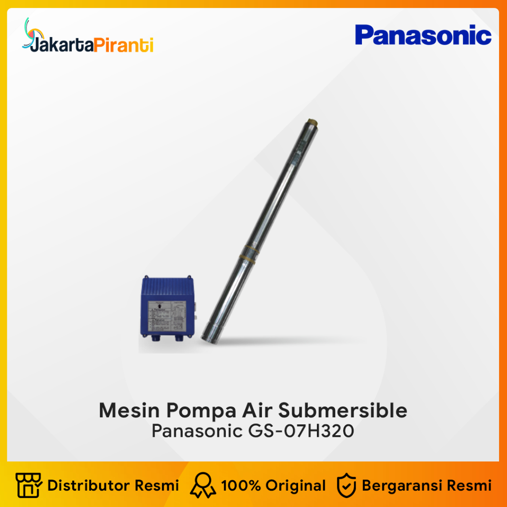 Mesin Pompa Celup Dalam Submersible Pump 0.75HP Panasonic GS-07H320